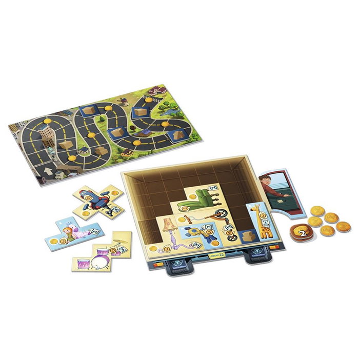 Asmodee LKGSS01ES Juego Mesa Encajados Jeu de Société Puzzle 2 Joueurs Famille 6+ Ans