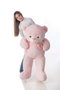 BigBuy Kids Jouet Peluche Valentin Rose Ours 140 cm