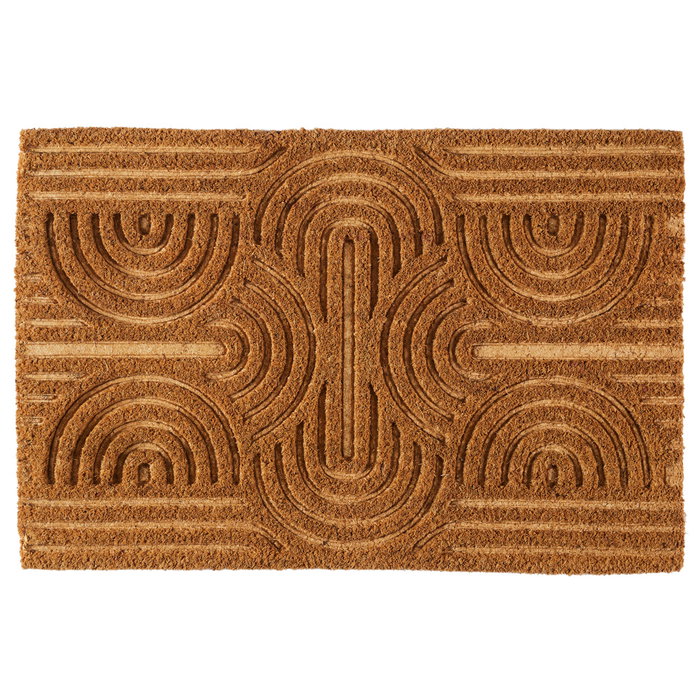 Je cherche une Idee Tapis de coco en relief 40x60 cm