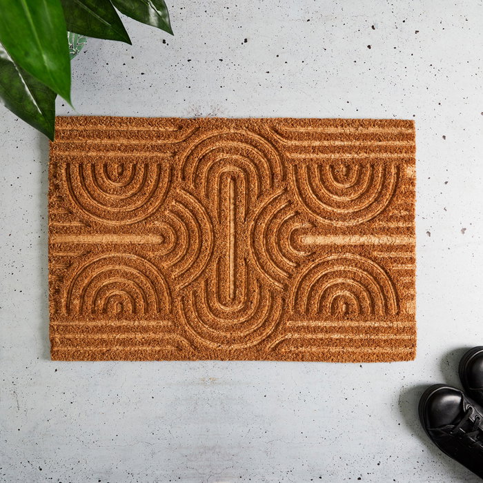 Je cherche une Idee Tapis de coco en relief 40x60 cm