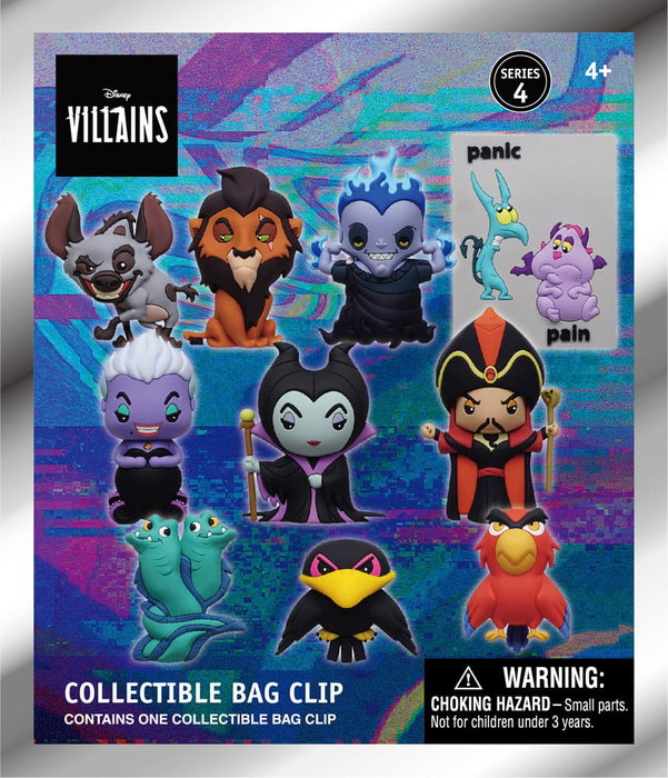 Disney 3D présentoir porte-clés sac à dos Villains Série 4 (24)
