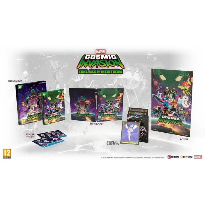 Jeu vidéo MARVEL Cosmic Invasion - Deluxe Edition - Xbox Series X avec contenu bonus et personnages exclusifs