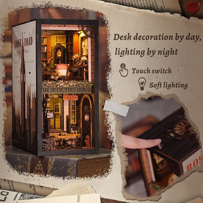 Maquette Book Nook Rose Detective Agency 23 x 11 cm