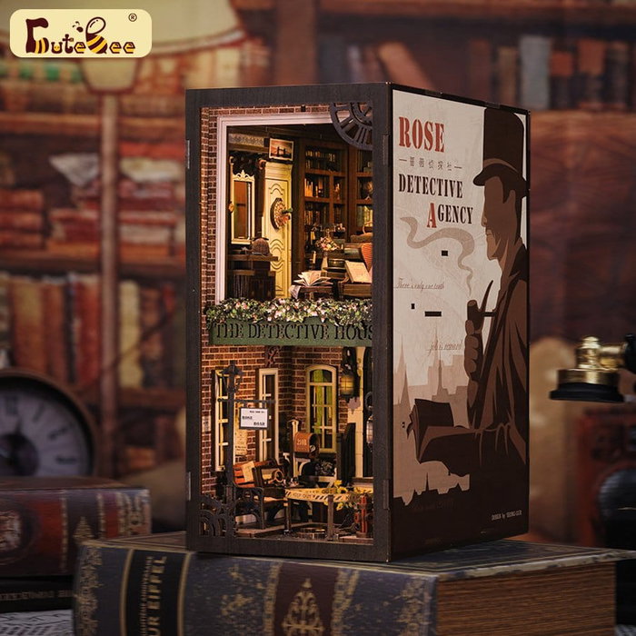 Maquette Book Nook Rose Detective Agency 23 x 11 cm