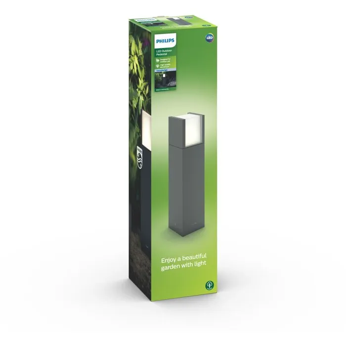 Philips Lampe LED sur pied extérieure Arbour 4000K Anthracite 6W IP44