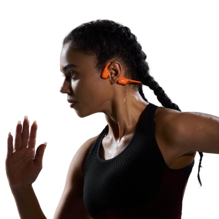 AfterShokz OpenRun Pro 2 S820-ST-OR - Casque sport sans fil à conduction osseuse, orange - S820STOR