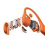 AfterShokz OpenRun Pro 2 S820-ST-OR - Casque sport sans fil à conduction osseuse, orange - S820STOR