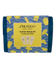 Shiseido - Coffret Beauté Estival Tokyo Ginza : Émulsion After-Sun Réparatrice 30 ml, Concentré Sculptant Minceur 30 ml et Lotion Hydratante Gommante 30 ml