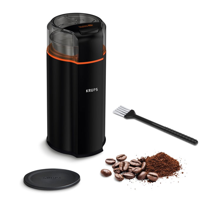 Krups GX332810 Moulin électrique Noir 175 W 90 g Krups GX332810 Moulin électrique Noir 175 W 90 g
