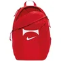 Nike ACADEMY TEAM Sac à dos Sport 30L Rouge avec Technologie Storm-FIT, Housse de Pluie Intégrée et Aération Mesh - pour Entraînement et Vie Active