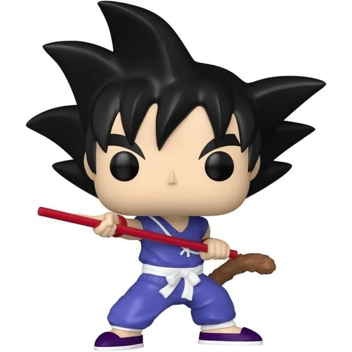 Funko Figurine Pop! Animation Dragon Ball - Goku enfant avec Nyoibo 1922, Collection Nostalgique