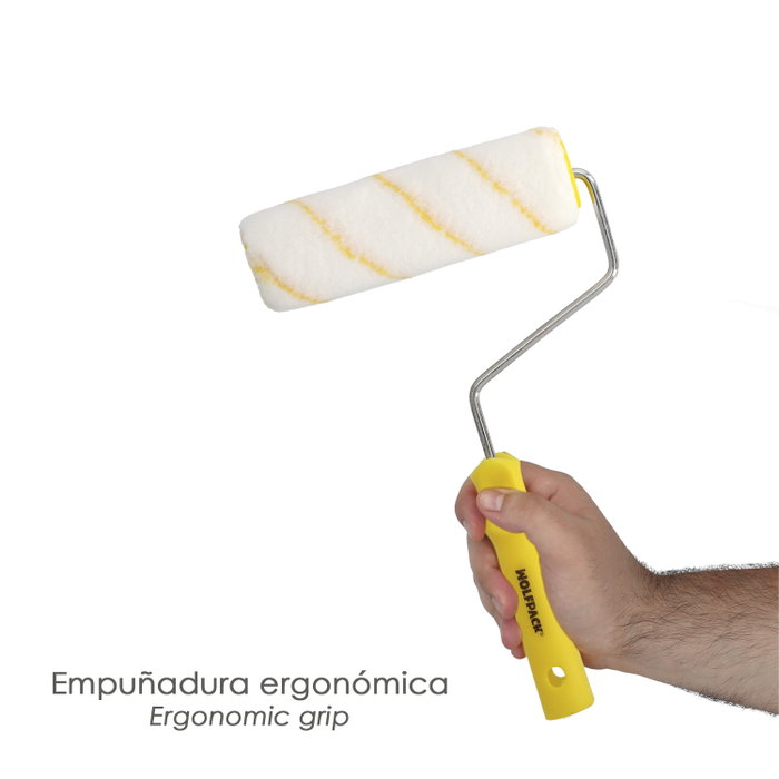 WOLFPACK LINEA PROFESIONAL Rouleau de peinture antigoutte 180 x 40 mm WOLFPACK LINEA PROFESIONAL Rouleau de peinture antigoutte 180 x 40 mm