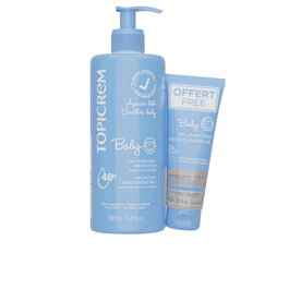 Topicrem - Lait hydratant et gel nettoyant pour bébé - Lait 500 ml + Gel 75 ml (2 unités)