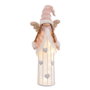 BigBuy Home Décorations de Noël Rose Ange 16 x 11 x 48 cm