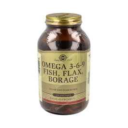 Solgar Omega 369 120 Capsules Molles - Complément Alimentaire Acides Gras Essentiels