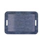 Quid Plateau Rectangulaire en Polypropylène Habitat Bleu 41x32x4,5 cm (24 Unités)