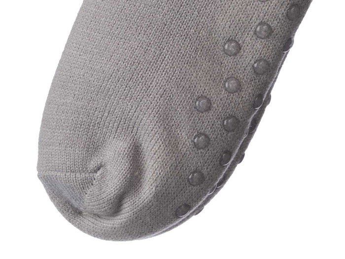 GIFTDECOR Chaussettes Sherpa pour enfants Gris clair