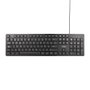 Tooq TQK-2003-B Clavier Silencieux Noir