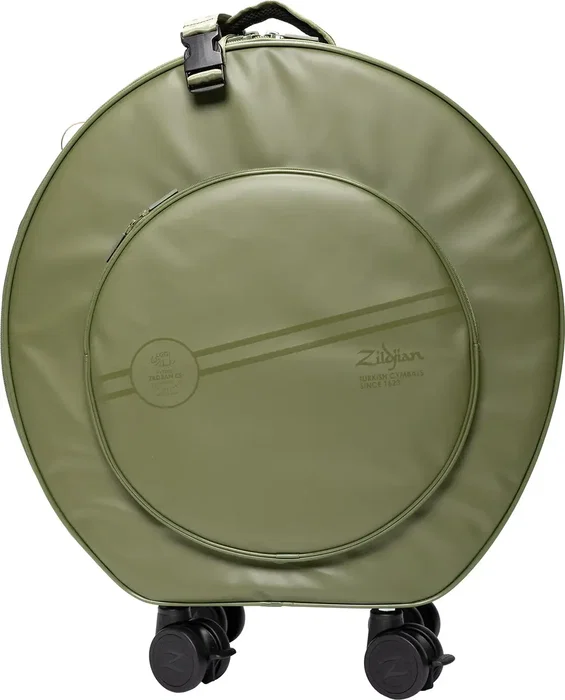 Zildjian Housse pour Cymbales 24" Collection Touring Verte Sauge avec Roues