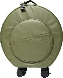 Zildjian Housse pour Cymbales 24" Collection Touring Verte Sauge avec Roues