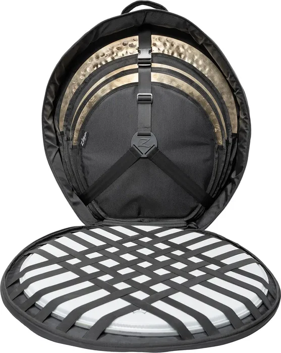 Zildjian Housse pour Cymbales 24" Collection Touring Verte Sauge avec Roues