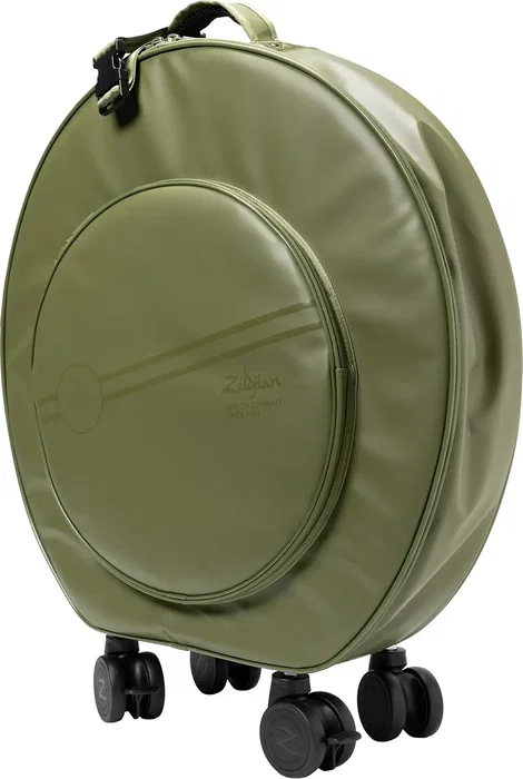 Zildjian Housse pour Cymbales 24" Collection Touring Verte Sauge avec Roues