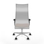 Piqueras y Crespo Chaise de Bureau Albacete Marron et Blanc