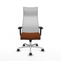 Piqueras y Crespo Chaise de Bureau Albacete Marron et Blanc