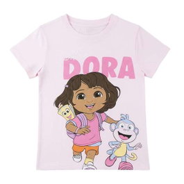 Cerdá Camiseta Corta Dora l'Exploratrice 6 Ans - Rose Clair