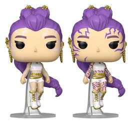 KPop Demon Hunters POP! Animation Vinyl assortiment figurines Rumi with Chase (Glow) 9 cm (6)