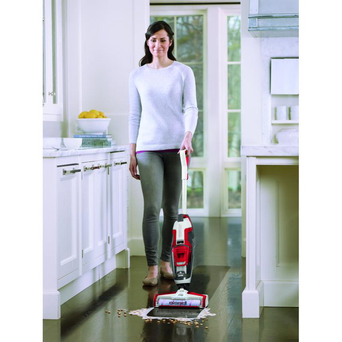 Bissell CrossWave 3-en-1 Aspirateur-Balai-Laveur à Main Rouge 22034 Bissell CrossWave 3-en-1 Aspirateur-Balai-Laveur à Main Rouge 22034