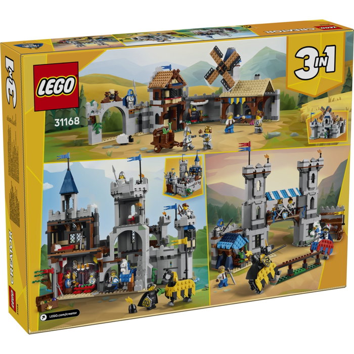 LEGO Creator 3-en-1 31168 Le Château Médiéval des Chevaliers