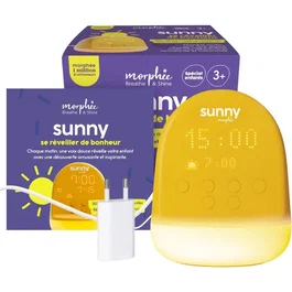 Morphee Sunny Réveil éducatif et Veilleuse - Jaune