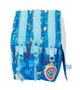 SAFTA Porte-tout Patrouille de Chiots Paw Patrol - Sac à dos 3 compartiments avec zip - 21.5x8x10 cm - Adaptable aux chariots