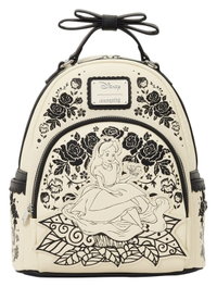 LOUNGEFLY Sac à dos floral Alice au Pays des Merveilles Disney