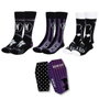Cerda Lot de 3 Paires de Chaussettes Wednesday Modèle T3643 Taille 36-43 - Sans Couleur Défini - Adulte