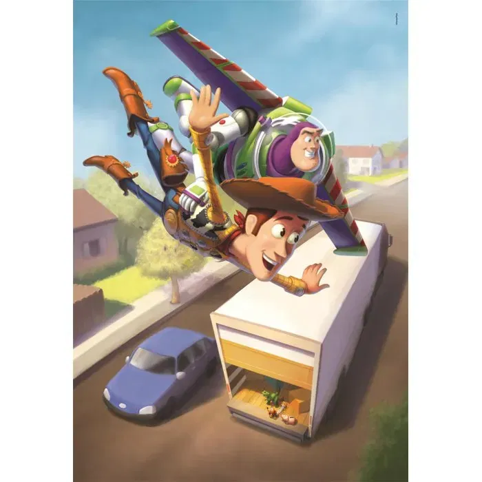 Clementoni Compact 1000 Pièces - Puzzle 70 x 50 cm Toy Story avec Poster, Boîte Compacte