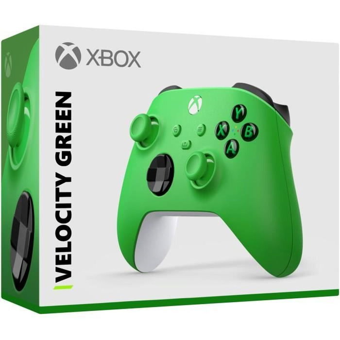 Microsoft Manette de jeu sans fil Xbox Velocity Green Microsoft Manette de jeu sans fil Xbox Velocity Green