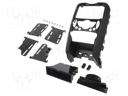METRA Cadre de radio Mini 1 DIN/2 DIN Noir