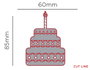 Misskuty Poinçon fin ZAG Anniversaire 60x85mm