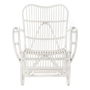Fauteuil à Bascule DKD Home Decor Blanc 75 x 85 x 85 cm