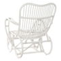 Fauteuil à Bascule DKD Home Decor Blanc 75 x 85 x 85 cm