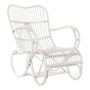 Fauteuil à Bascule DKD Home Decor Blanc 75 x 85 x 85 cm