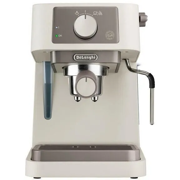 Delonghi STILOSA EC235.CR Machine à Expresso avec Pompe Solo, Bouilloire Inox, Compatible ESE et Buse Vapeur, Finition Crème Delonghi STILOSA EC235.CR Machine à Expresso avec Pompe Solo, Bouilloire Inox, Compatible ESE et Buse Vapeur, Finition Crème