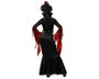 Disfraz Vampiresa Classique - Robe Noire Femme Halloween Adulte Taille XL - Polyester