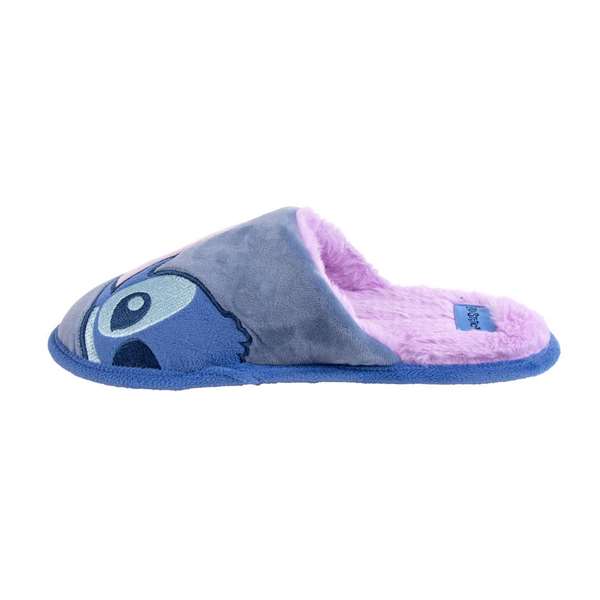 Cerdá Zapatillas de casa abierta stitch T40/41 - Chaussons ouverts pour la maison, point de suture, taille 40-41, couleur bleue