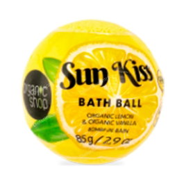 ORGANIC SHOP Bombe de bain organique Sun Kiss citron et vanille 85 g