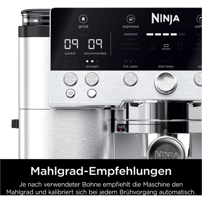 Ninja ES601EU Luxe Premier Noir et Inox Ninja ES601EU Luxe Premier Noir et Inox