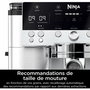 SharkNinja ES601EU Machine à café avec portafiltre Luxe Cafe Premier - Argent/Noir