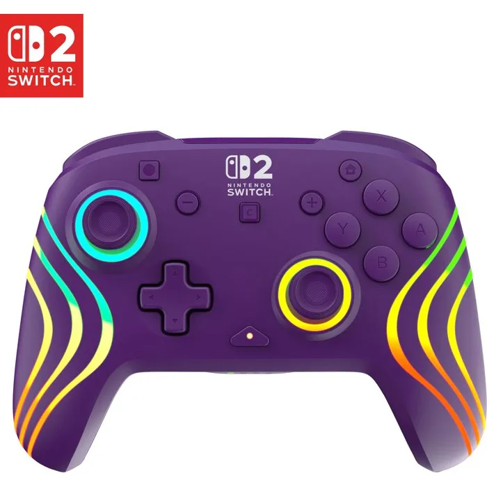 Turtle Beach Afterglow Wave Manette Gaming sans fil RGB - Violet Turtle Beach Afterglow Wave Manette Gaming sans fil RGB - Violet